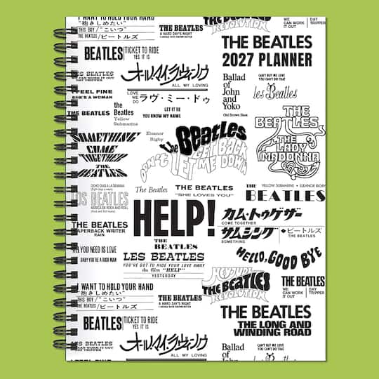 2027 Beatles Medium Weekly Monthly Planner